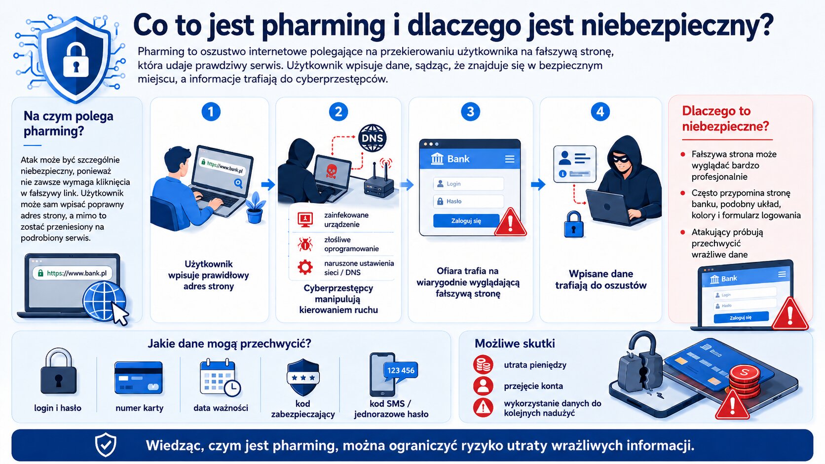 Co to jest pharming i dlaczego jest niebezpieczny?