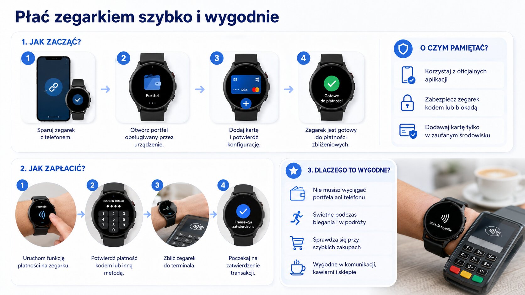 Jak płacić zegarkiem? Wygodne płatności bez wyciągania portfela i telefonu