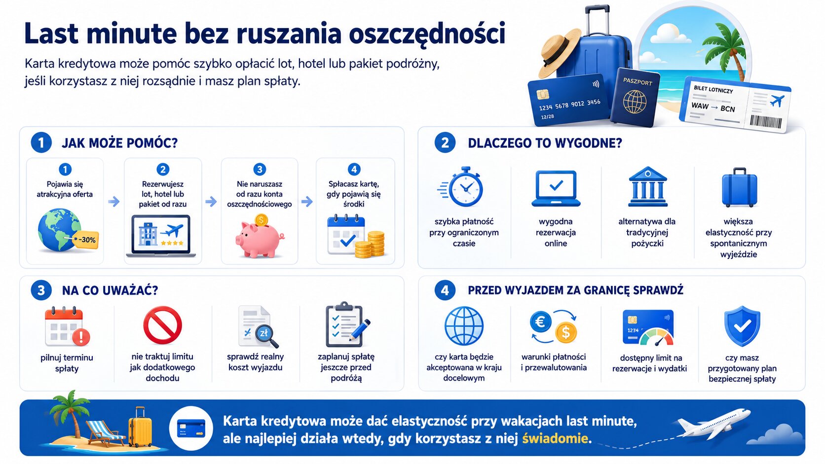 Last minute bez ruszania oszczędności